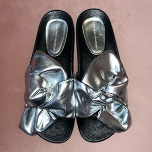 Zara Basic Collection Silver Sandals
